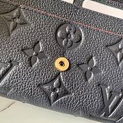 Louis Vuitton Flap Wallet Monogram Empreinte leather Blue - M61182 - 19.0x 10.0x 2.0 cm - 2
