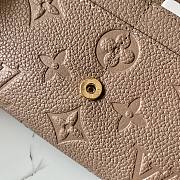 Louis Vuitton Flap Wallet Monogram Empreinte leather Apricot - M61182 - 19.0x 10.0x 2.0 cm - 3