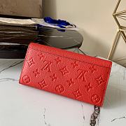 Louis Vuitton Flap Wallet Monogram Empreinte leather Red - M61182 - 19.0x 10.0x 2.0 cm - 4