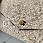 Louis Vuitton Flap Wallet Monogram Empreinte Leather Cream White - M61182 - 19.0x 10.0x 2.0 cm - 6