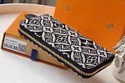 Kitlife Louis Vuitton Zippy Wallet Monogram Flowers Black – M69994 - 19x10 cm - 3