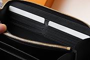 Kitlife Louis Vuitton Zippy Wallet Monogram Flowers Black – M69994 - 19x10 cm - 6
