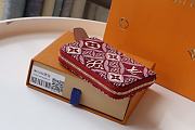 Kitlife Louis Vuitton Zippy Coin Purse Monogram Flowers Red – M69997 - 11 x 8.5 x 2 cm - 6