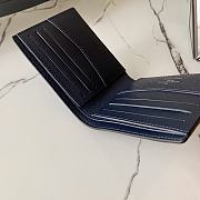 Kitlife Louis Vuitton Slender Wallet Cross Pattern Blue – M63261 - 11.0x 9.0x 2.0 cm - 2