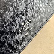 Kitlife Louis Vuitton Slender Wallet Cross Pattern Blue – M63261 - 11.0x 9.0x 2.0 cm - 6