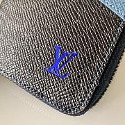 Kitlife Louis Vuitton Zippy Wallet Cross Pattern Blue – M63095 - 20x10 cm - 4