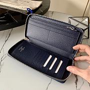 Kitlife Louis Vuitton Zippy Wallet Cross Pattern Blue – M63095 - 20x10 cm - 2