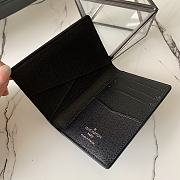 Kitlife Louis Vuitton Pocket Wallet Cross Pattern Black – M60502 - 8 x 11 x 1 cm - 6