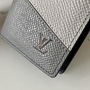 Kitlife Louis Vuitton Pocket Wallet Cross Pattern Black – M60502 - 8 x 11 x 1 cm - 3