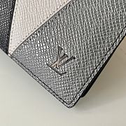 Kitlife Louis Vuitton Slender Wallet Cross Pattern Black – M63261 - 11.0x 9.0x 2.0 cm - 6