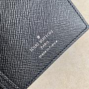 Kitlife Louis Vuitton Brazza Wallet Cross Pattern Black – M66540 - 10 x 19 x 2cm - 6