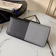 Kitlife Louis Vuitton Zippy Wallet Cross Pattern Black – M63095 - 20x10 cm - 6