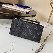 Kitlife Louis Vuitton Coin Card Holder Monogram Taiga Leather Black –  M64038 - 8x 11x1 cm - 1