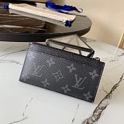 Kitlife Louis Vuitton Coin Card Holder Monogram Taiga Leather Black –  M64038 - 8x 11x1 cm - 3