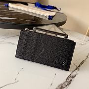 Kitlife Louis Vuitton Coin Card Holder Taiga Leather Full Black –  M64038 - 8x 11x1 cm - 1