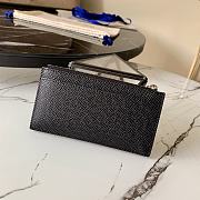 Kitlife Louis Vuitton Coin Card Holder Taiga Leather Full Black –  M64038 - 8x 11x1 cm - 2