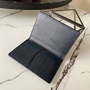 Kitlife Louis Vuitton Pocket Wallet Blue Taurillon Leather – M58808 - 8 x 11 x 1 cm - 6