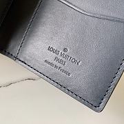 Kitlife Louis Vuitton Pocket Wallet Blue Taurillon Leather – M58808 - 8 x 11 x 1 cm - 2