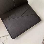 Kitlife Louis Vuitton Pocket Wallet Black Taurillon Leather – M58808 - 8 x 11 x 1 cm - 4