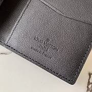 Kitlife Louis Vuitton Pocket Wallet Black Taurillon Leather – M58808 - 8 x 11 x 1 cm - 3