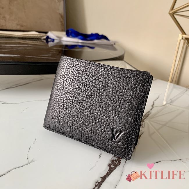 Kitlife Louis Vuitton Multiple Wallet Black Taurillon Leather – M58189 - 11.0x 9.0x 1.5 cm - 1
