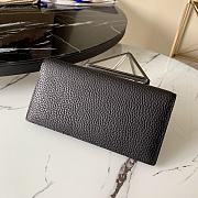 Kitlife Louis Vuitton Brazza Wallet Black Taurillon Leather – M58192 - 10 x 19 x 2cm - 2