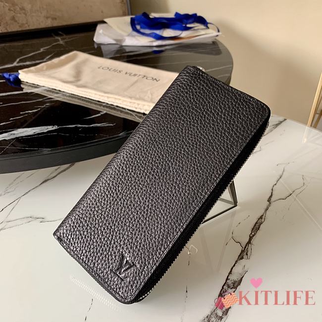 Kitlife Louis Vuitton Zippy Wallet Black Taurillon Leather – M58412 - 20x10 cm - 1