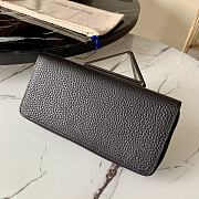 Kitlife Louis Vuitton Zippy Wallet Black Taurillon Leather – M58412 - 20x10 cm - 5