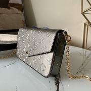 Kitlife Louis Vuitton Pochette Félicie Chain Bag  Three-Piece Monogram Vernis Lacquered Calfskin - M68648 - 21 x 12 x 3 cm  - 5