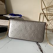 Kitlife Louis Vuitton Pochette Félicie Chain Bag  Three-Piece Monogram Vernis Lacquered Calfskin - M68648 - 21 x 12 x 3 cm  - 4