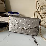 Kitlife Louis Vuitton Pochette Félicie Chain Bag  Three-Piece Monogram Vernis Lacquered Calfskin - M68648 - 21 x 12 x 3 cm  - 3
