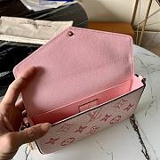 Kitlife Louis Vuitton Pochette Félicie Chain Bag Three-Piece Pink Monogram Empreinte leather - 80498 - 21 x 12 x 3 cm  - 6