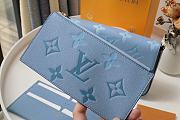 Kitlife Louis Vuitton Pochette Félicie Chain Bag Three-Piece Blue Monogram Empreinte leather - 80498 - 21 x 12 x 3 cm  - 6