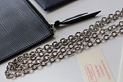 Kitlife Louis Vuitton Pochette Felicie Chain Bag Three-Piece Epi leather Black/White/Red - M62982  - 21 x 12 x 3 cm - 4