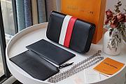 Kitlife Louis Vuitton Pochette Felicie Chain Bag Three-Piece Epi leather Black/White/Red - M62982  - 21 x 12 x 3 cm - 2