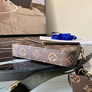 Kitlife Louis Vuitton Multi Pochette Felicie Bag Monogram Green Strap - M80091  - 17x9.6x3.5cm - 6