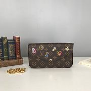 Kitlife Louis Vuitton Pochette Felicie Chain Bag Three-Piece Monogram Heart - M61276 - 21 x 12 x 3 cm - 1