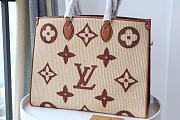 Kitlife Louis Vuitton Onthego Large Monogram Raffia Fabric Brown - M57644 – 41x34x19cm - 5