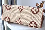 Kitlife Louis Vuitton Onthego Large Monogram Raffia Fabric Brown - M57644 – 41x34x19cm - 4