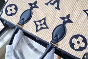 Kitlife Louis Vuitton Onthego Medium Monogram Raffia Fabric Black - M57723 - 35 x 27 x 14 cm - 3