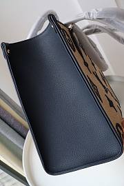 Kitlife Louis Vuitton Onthego Medium Monogram Raffia Fabric Black - M57723 - 35 x 27 x 14 cm - 2