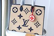 Kitlife Louis Vuitton Onthego Large Monogram Raffia Fabric Black - M57644 – 41x34x19cm - 1
