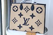 Kitlife Louis Vuitton Onthego Large Monogram Raffia Fabric Black - M57644 – 41x34x19cm - 6