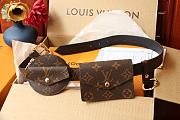 Kitlife Louis Vuitton Daily Multi Pocket Belt Monogram Dark Brown - M0236U – 105cm - 1