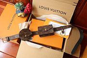 Kitlife Louis Vuitton Daily Multi Pocket Belt Monogram Dark Brown - M0236U – 105cm - 6