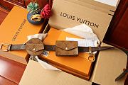 Kitlife Louis Vuitton Daily Multi Pocket Belt Monogram Brown - M0236U – 105cm - 2