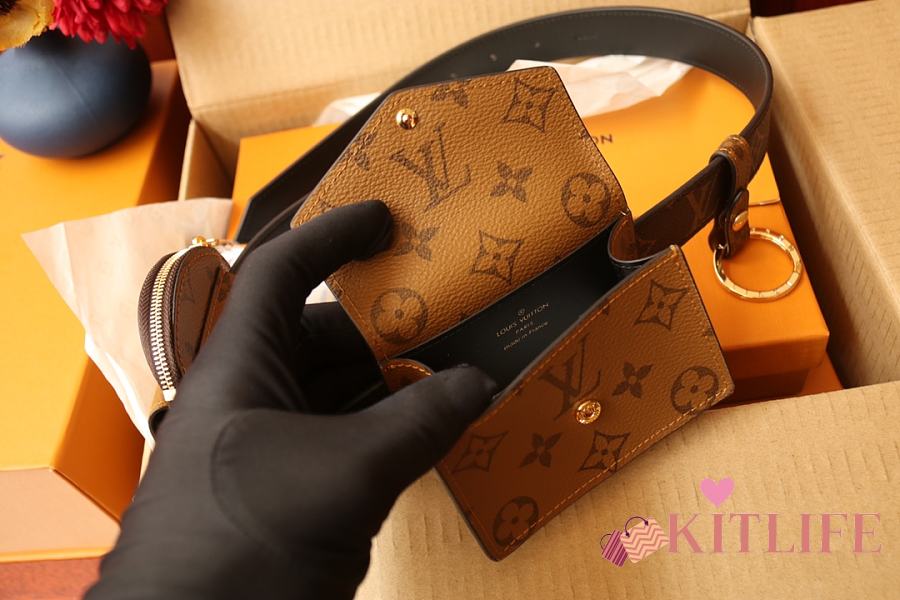 Kitlife Louis Vuitton Daily Multi Pocket Belt Monogram Brown - M0236U –  105cm 