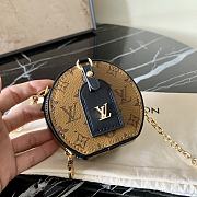 Kitlife Louis Vuitton Boite Chapeau chain bag Monogram Black.Brown - M68577 – 8.5x8.5x5cm - 4