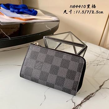 Kitlife Louis Vuitton Men's Car Key Case Damier Black - N64410 – 11.5 x2.5x7 cm