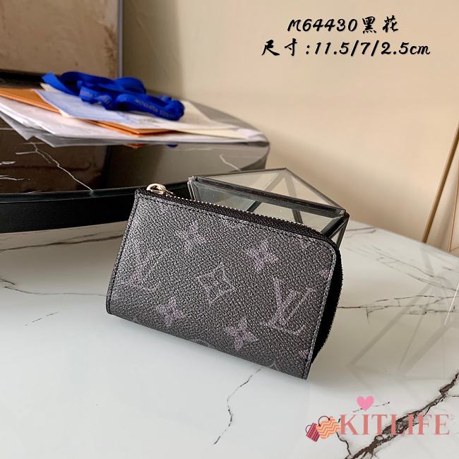 Kitlife Louis Vuitton Men's Car Key Case Monogram Black - N64410 – 11.5 x2.5x7 cm - 1